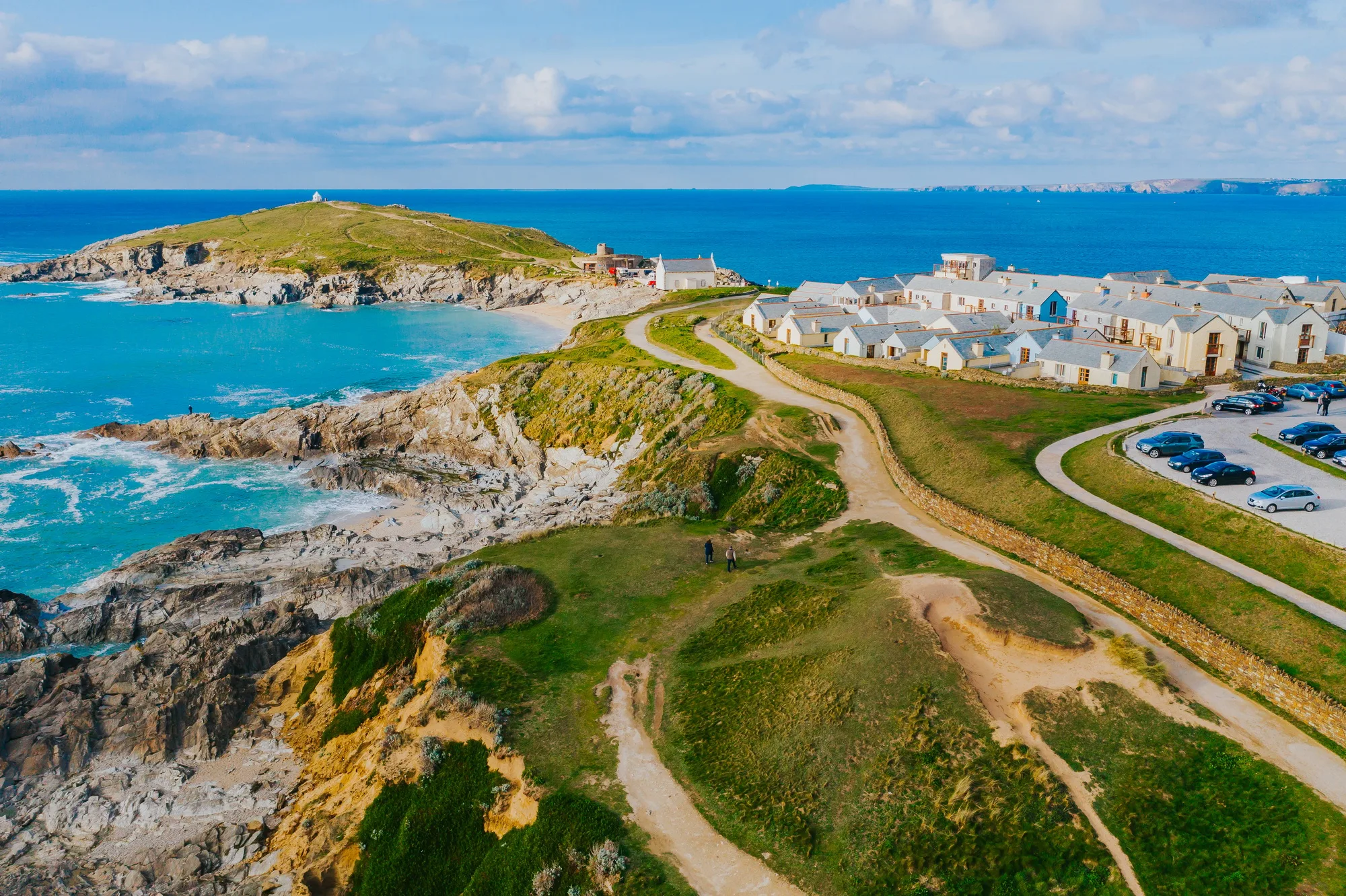 Overlooking the Towan Headland, Newquay, Cornwall
