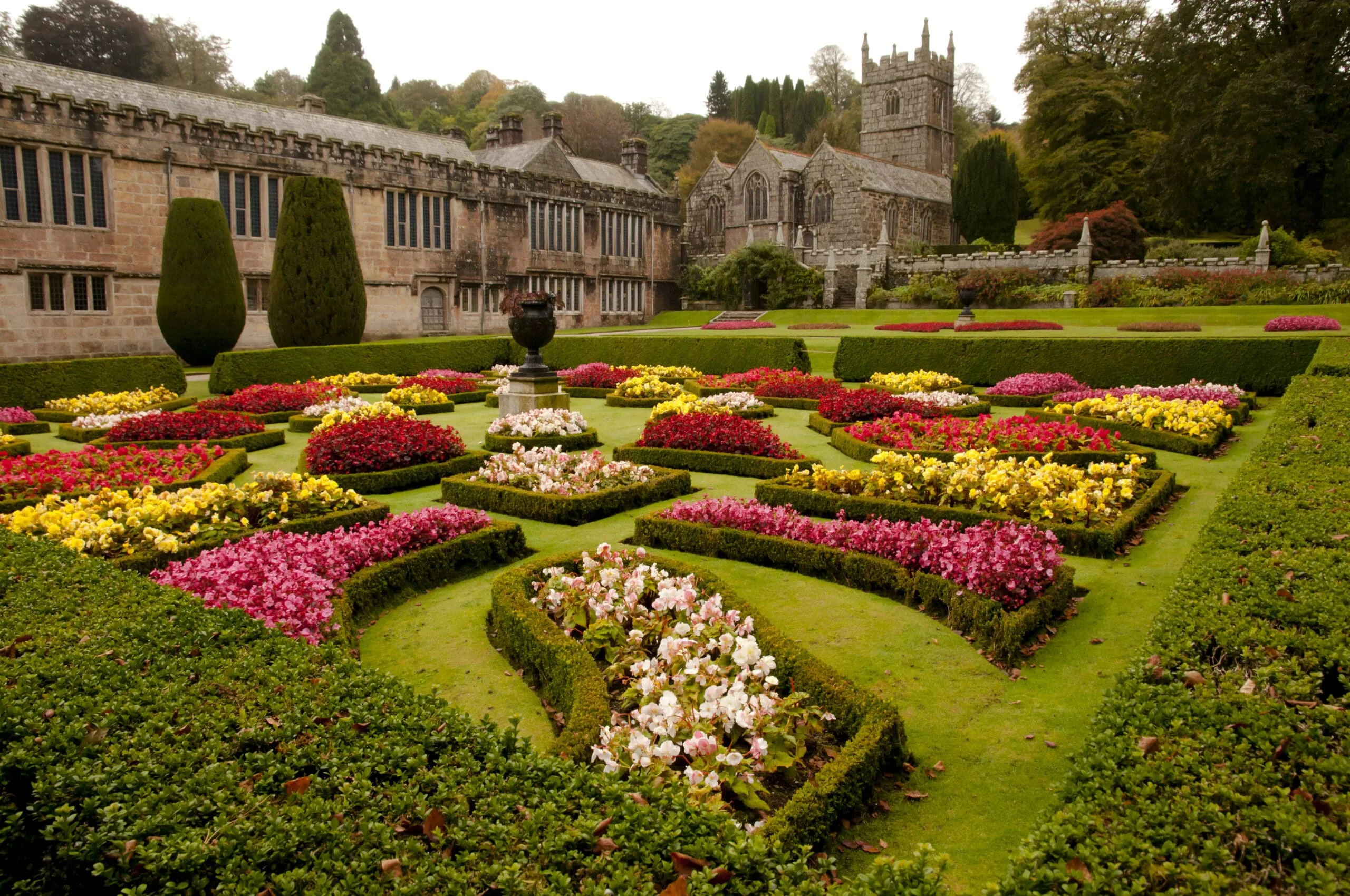 Lanhydrock,House and the formal gardens