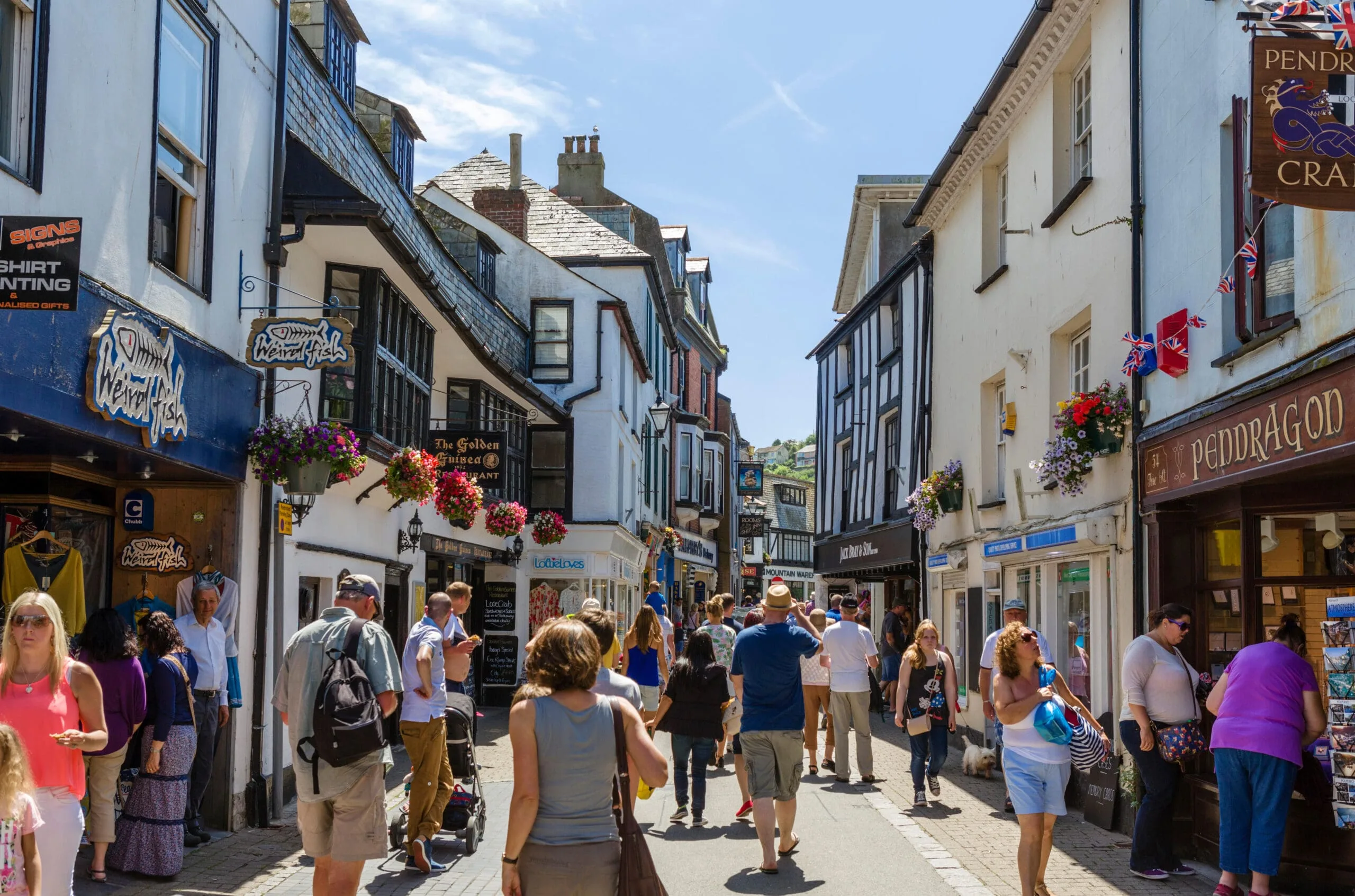 Fore Street, East Looe, Cornwall