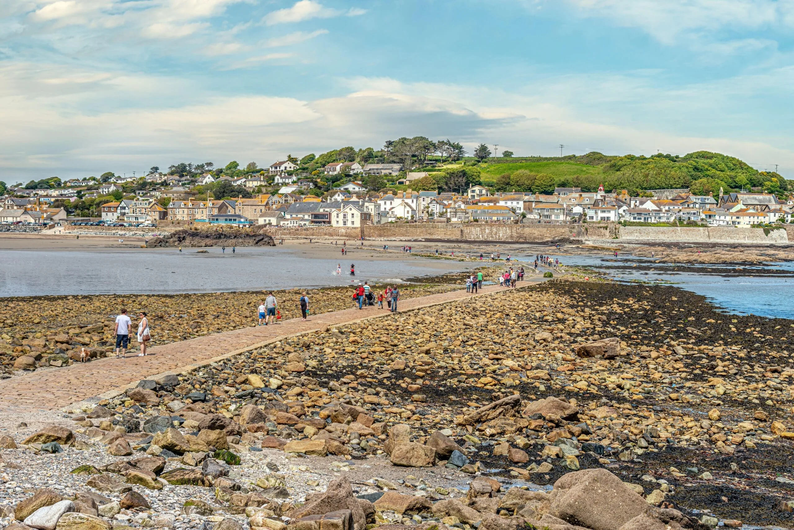Foot path from St.Michaels Mount to Marazion, Cornwall