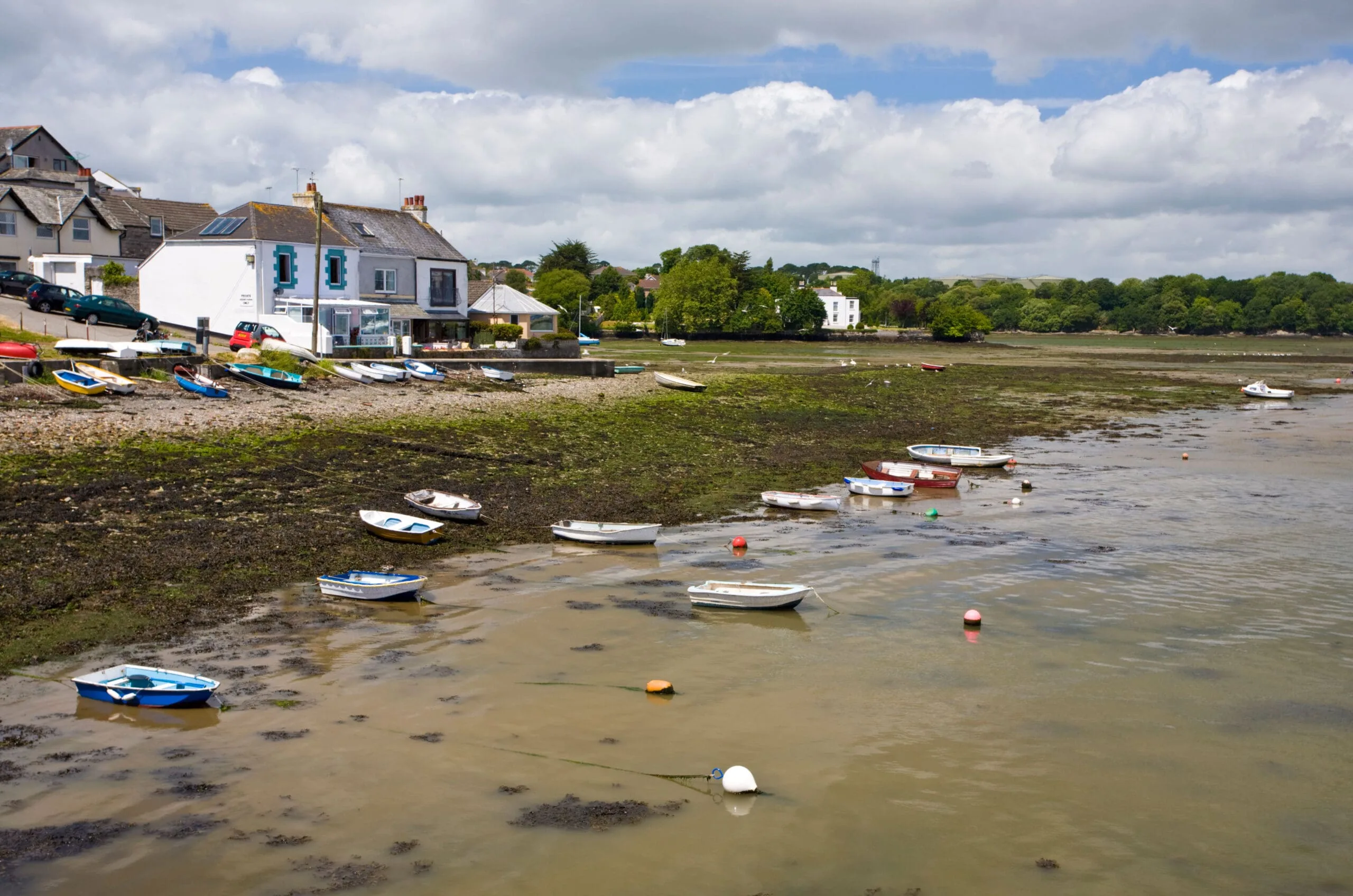 The River Tamar at Torpoint, Cornwall