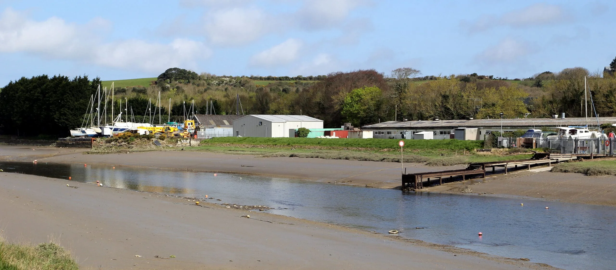 The River Camel at low tide, Wadebridge, Cornwall