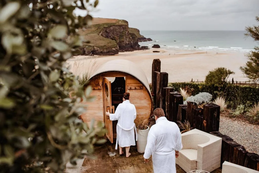 The hut at the The Scarlet Hotel, Cornwall